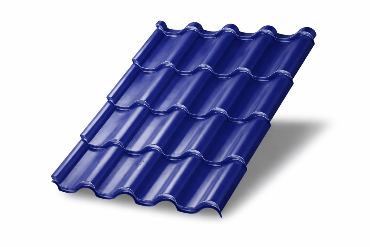 Металлочерепица Монтерроса SL RAL5002 Norman 0.5