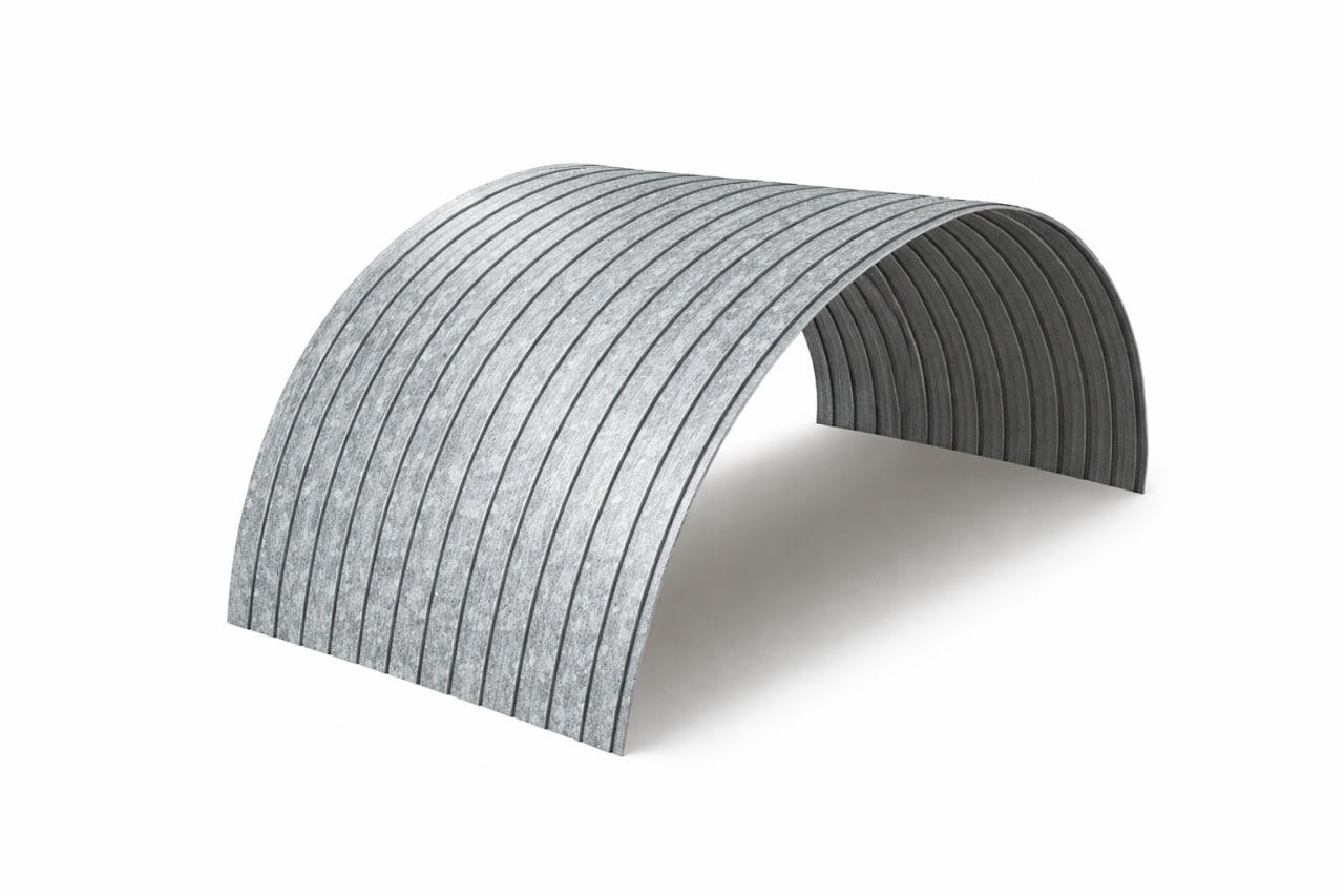 Профнастил МП10ПГ 0,65 оцинкованный — пример