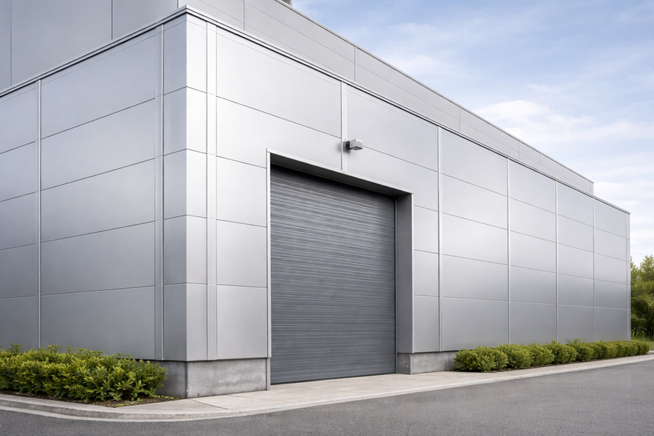 Стеновые сэндвич-панели из нержавейки — пример решения