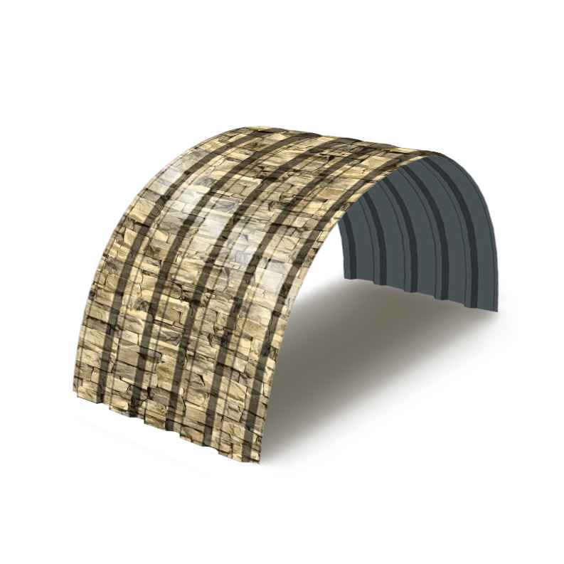 Ангар из арочного профнастила