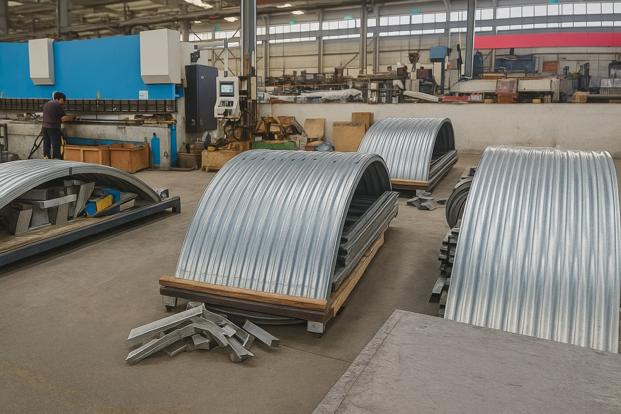 Монтаж профнастила С44ПГ-1047