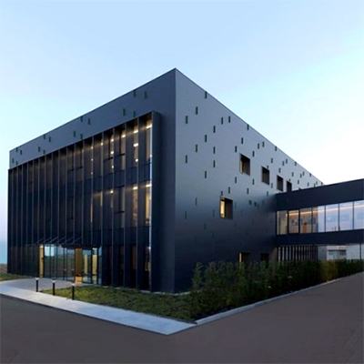 Угловые панели на фасаде