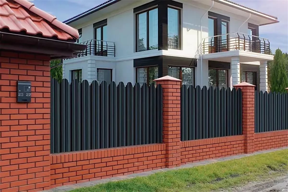 Профнастил С10Б с фигурным резом — объект 3