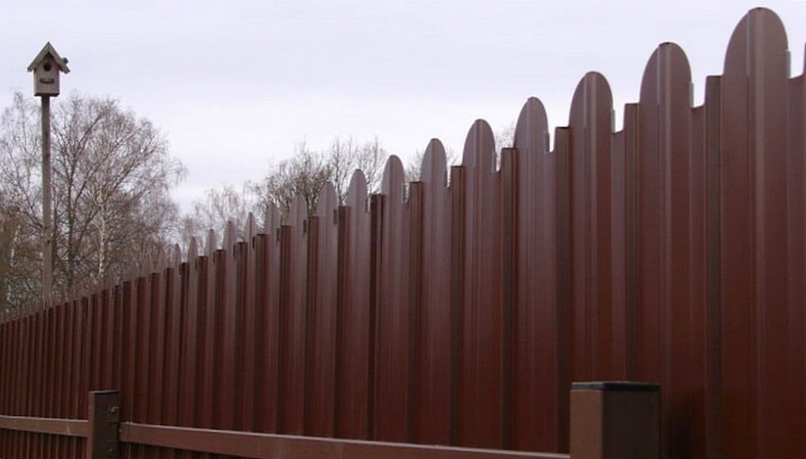 Профнастил С10Б с фигурным резом — объект 1