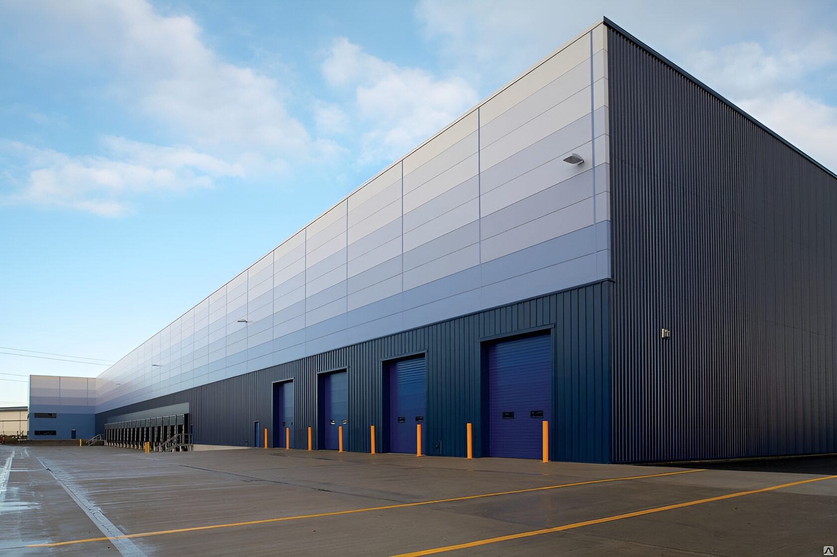 Профнастил в индустриальном стиле