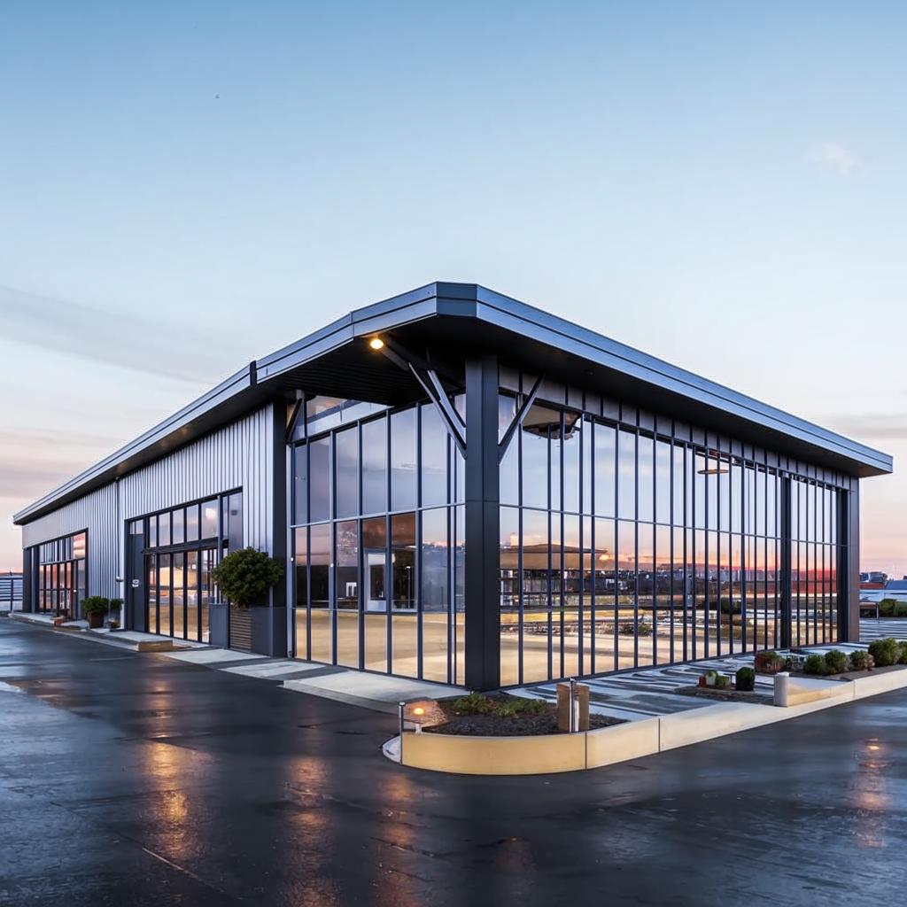 Профнастил в современной архитектуре