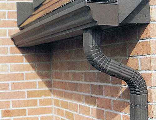 Водосточная система на объекте 1