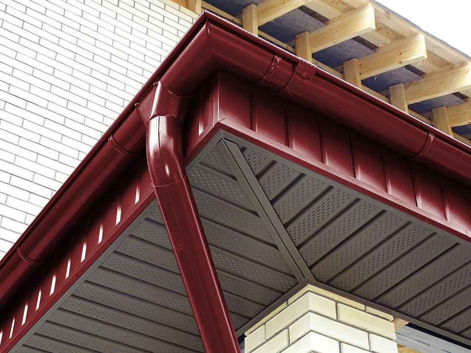 Водосточная система на объекте 2