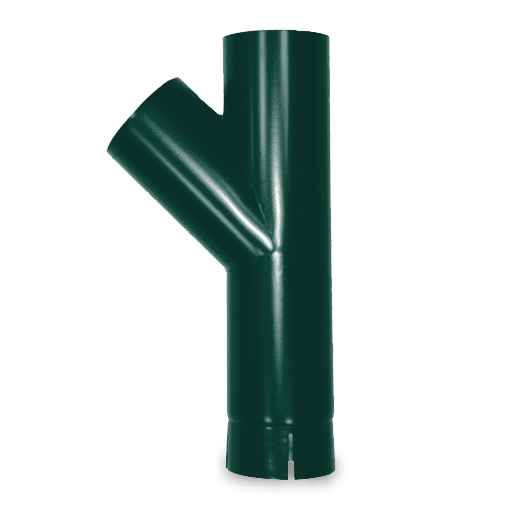 Металлическая водосточная система Тройник трубы в СПб и Ленинградской области