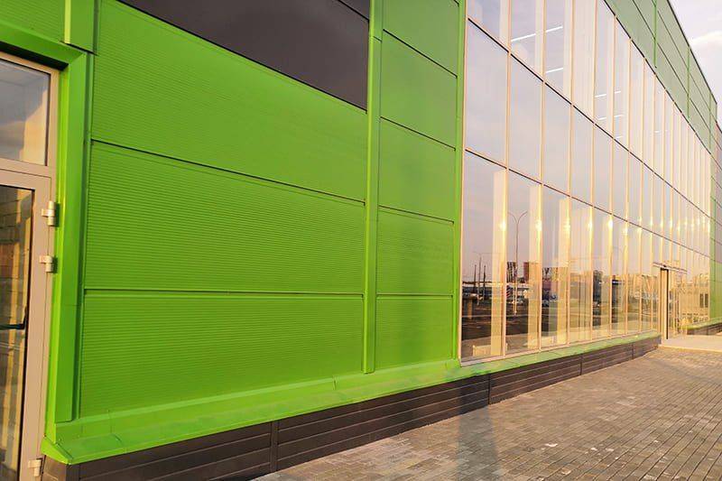 Стеновые сэндвич-панели 50 мм — объект 2